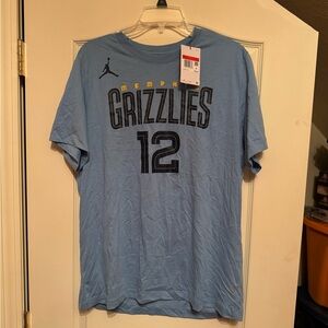 Ja Morant Memphis Grizzlies Nike City Edition Name Number T-Shirt Men's Large